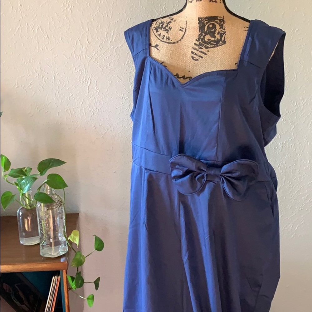Lindy Bop Jumpsuit Volup Plus Rockabilly Pinup 18